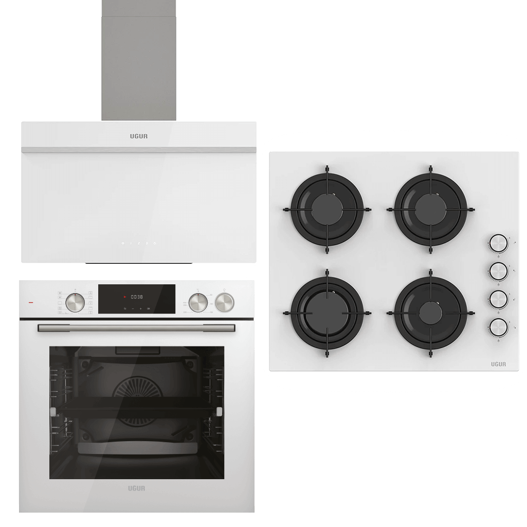 FIRSAT STEAM CHEF CAM SET BEYAZ
